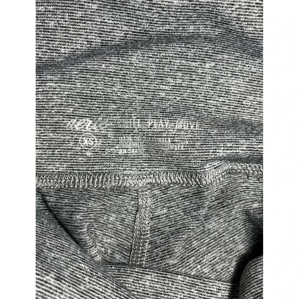 Aerie Women's Extra Small XS Grey Leggings Mesh Accents Chill Play Move
